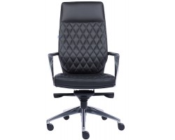 Кресло руководителя Everprof Roma Кожа Черный-foto3