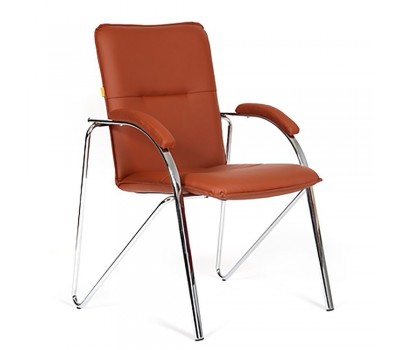 Кресло для посетителя CHAIRMAN 850 коричневое Кресло для посетителя CHAIRMAN 850 коричневое