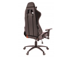 Геймерское кресло Everprof Lotus S2 экокожа оранжевый-foto4