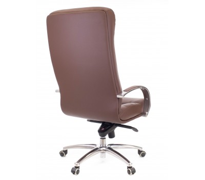 Кресло руководителя Everprof Orion AL M экокожа коричневый