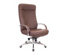 Кресло руководителя Everprof Orion AL M экокожа коричневый-foto2
