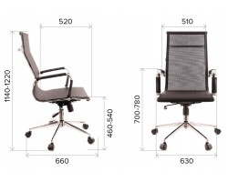 Кресло руководителя Everprof Opera T сетка черный-foto3