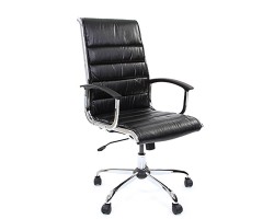 Кресло руководителя CHAIRMAN 760 черное, экокожа