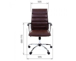 Кресло руководителя CHAIRMAN 760 черное, экокожа-foto2