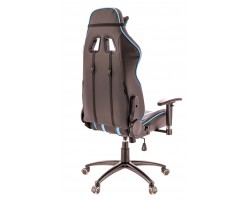 Кресло геймерское Everprof Lotus S16 экокожа голубой-foto4