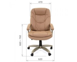 Кресло руководителя CHAIRMAN 668 LT бежевое-foto3
