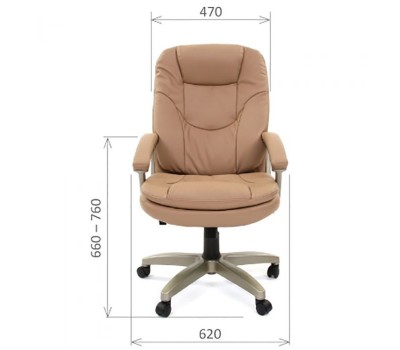 Кресло руководителя CHAIRMAN 668 LT бежевое