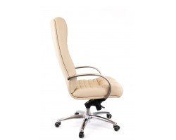 Кресло руководителя Everprof Atlant AL M экокожа бежевый-foto2