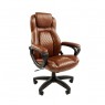 Кресло руководителя Chairman 432 коричневое, экокожа