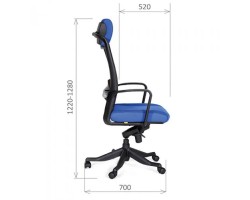 Кресло  офисное CHAIRMAN 283 серое-foto2