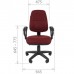 Кресло для персонала Chairman 652, бордовое