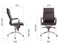 Кресло руководителя Everprof Nerey M Экокожа Черный-foto4