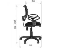 Кресло офисное CHAIRMAN CH 450 серое-foto3