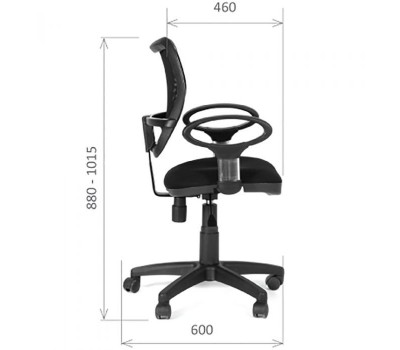 Кресло офисное CHAIRMAN CH 450 серое