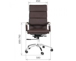 Кресло руководительское CHAIRMAN 750 черное-foto2