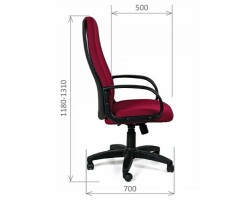 Кресло руководителя CHAIRMAN 279 черное экокожа-foto3