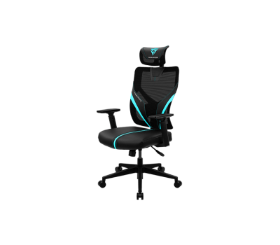 Кресло компьютерное игровое ThunderX3 YAMA1 Black-Cyan