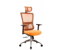 Кресло офисное Everprof Everest S сетка оранжевый-foto2