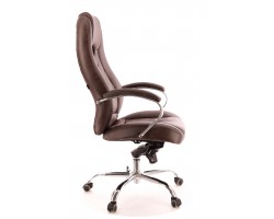 Кресло руководителя Everprof Drift M кожа коричневый-foto3