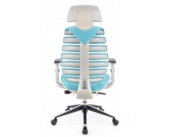 Кресло офисное  Everprof Ergo Grey ткань бирюзовый-foto4