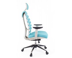 Кресло офисное  Everprof Ergo Grey ткань бирюзовый-foto2