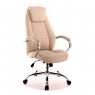 Кресло руководителя Everprof Era TM Экокожа Бежевый