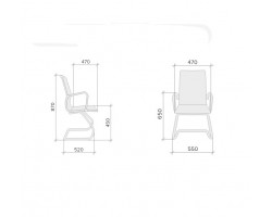 Кресло офисное Everprof Leo CF экокожа бежевый-foto3
