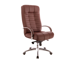 Кресло руководителя Everprof Atlant AL M экокожа коричневый-foto3