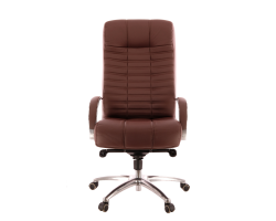 Кресло руководителя Everprof Atlant AL M экокожа коричневый-foto5