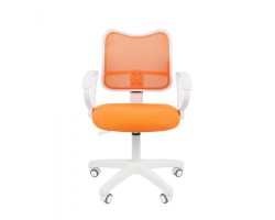 Кресло офисное CHAIRMAN 450 LT White оранжевое-foto3