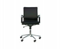 Кресло для персонала Everprof Nerey LB T экокожа черный-foto2