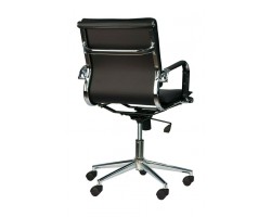 Кресло для персонала Everprof Nerey LB T экокожа черный-foto4