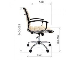 Кресло руководителя CHAIRMAN 760M  коричневое-foto2