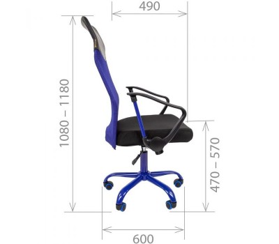 Кресло для руководителя CHAIRMAN 610 Cmet, оранжевое Кресло для руководителя CHAIRMAN 610 Cmet, оранжевое