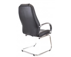 Кресло для посетителей Everprof Drift Full CF Экокожа Черный-foto4