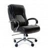 Кресло для руководителя CHAIRMAN 402, черная натуральная кожа