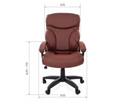 Кресло для руководителя CHAIRMAN 435 LT черое-foto3