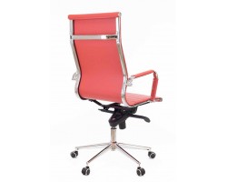 Кресло руководителя Everprof Rio M Экокожа Красный-foto3