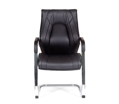 Кресло для посетителя CHAIRMAN Fuga V Эко черное