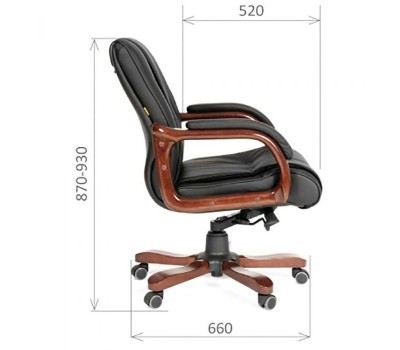 Кресло для руководителя CHAIRMAN 653 M черное Кресло для руководителя CHAIRMAN 653 M черное