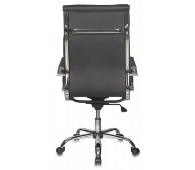 Кресло руководителя Бюрократ Ch-993 черный эко.кожа крестовина металл хром