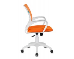 Кресло Бюрократ CH-W695N оранжевый TW-38-3 TW-96-1 сетка/ткань крестовина пластик пластик белый-foto3