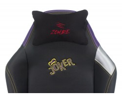 Кресло игровое Zombie HERO JOKER PRO черный/фиолетовый эко.кожа с подголов. крестовина пластик-foto7