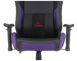 Кресло игровое Zombie HERO JOKER PRO черный/фиолетовый эко.кожа с подголов. крестовина пластик-foto6