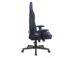 Кресло игровое Zombie HERO JOKER PRO черный/фиолетовый эко.кожа с подголов. крестовина пластик-foto13