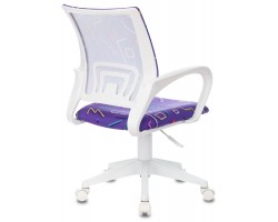 Кресло детское Бюрократ KD-W4 фиолетовый Sticks 08 крестовина пластик белый пластик белый-foto4