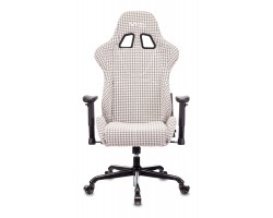 Кресло игровое Zombie VIKING LOFT серый Morris-1 гусин.лапка с подголов. крестовина металл-foto13