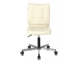 Кресло Бюрократ CH-330M бежевый Orion-10 эко.кожа крестовина металл хром-foto2