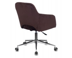 Кресло Бюрократ CH-380SL мокко Italia 6 крестовина металл хром-foto4