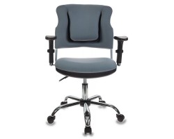 Кресло Бюрократ CH-323AXSN серый 26-25 крестовина металл хром-foto2